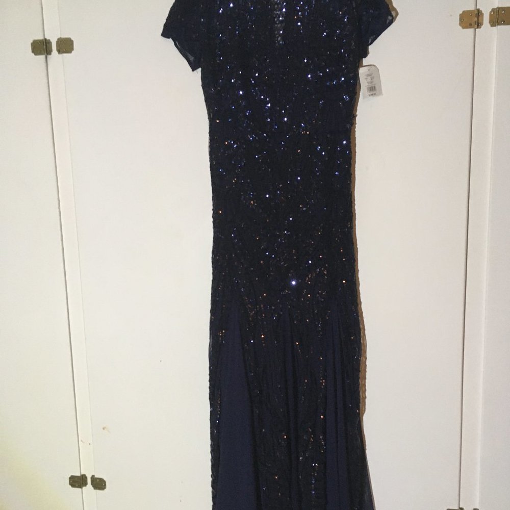 R&M Richards Sequin Godet Mother of the Bride Gown - Picture 13 of 13